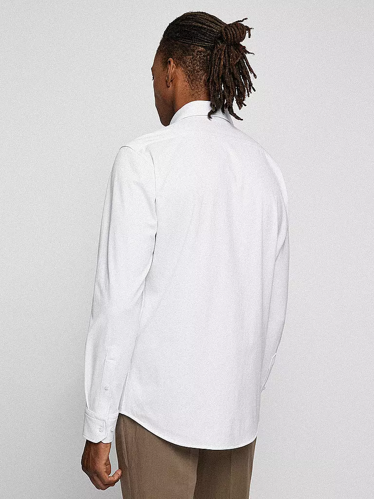 BOSS Hemd Regular Fit P-JOE weiss